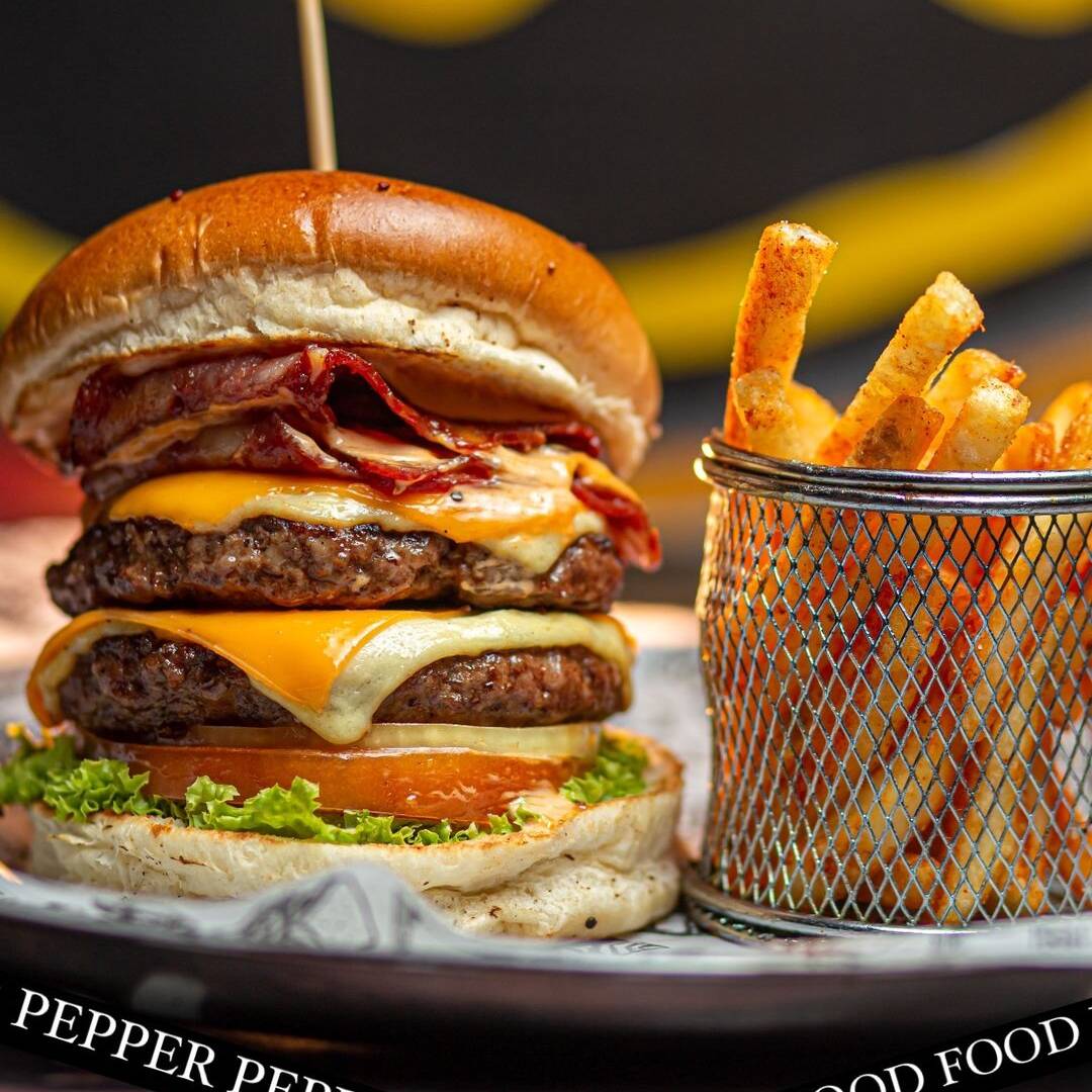Hamburguesa Blackpepper Doble