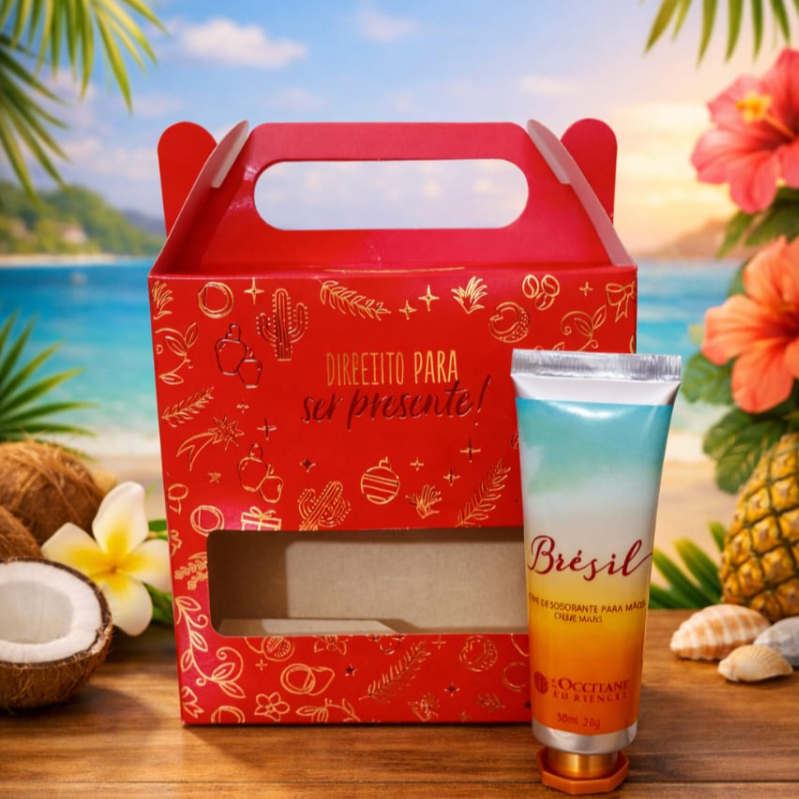 Lembrancinha Bresil, Creme para mãos 30ml loccitane