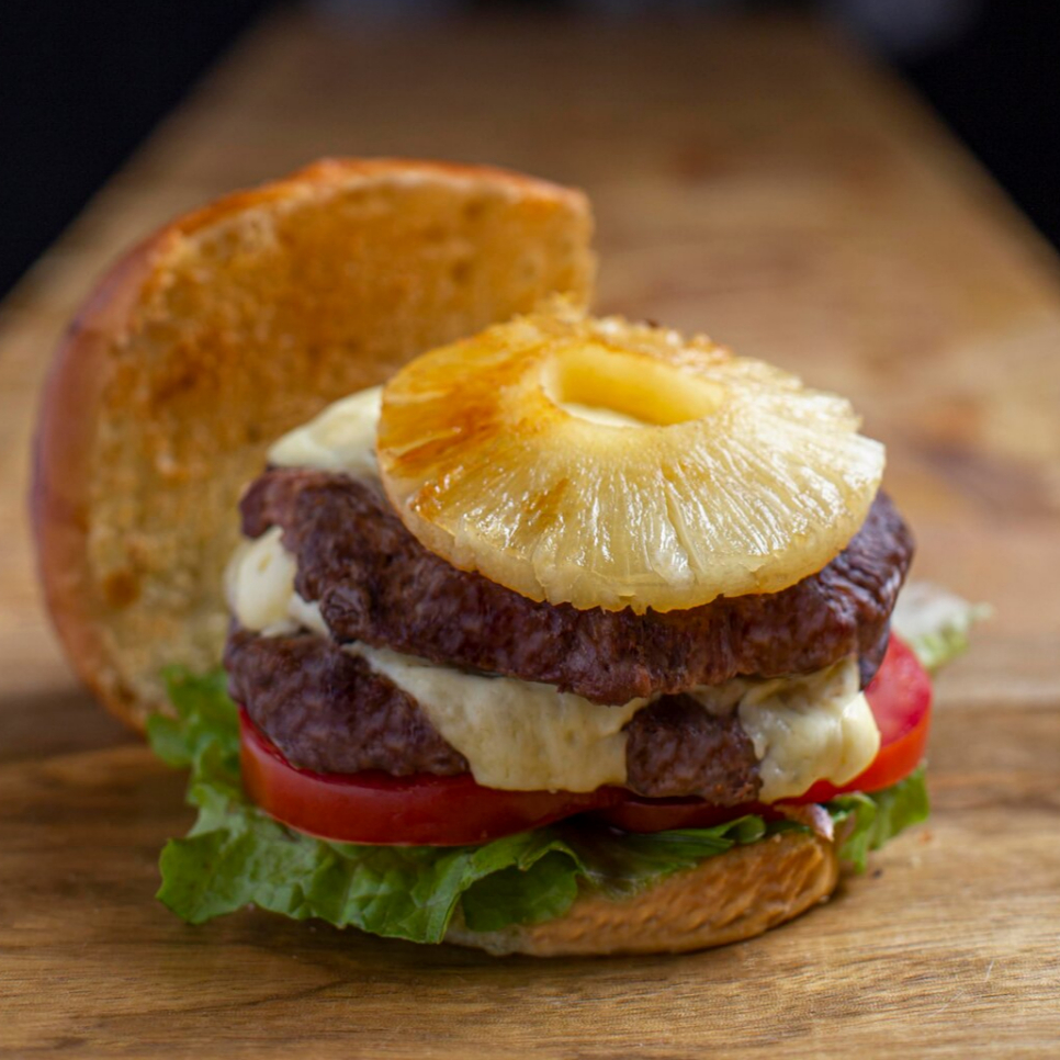 Hamburguesa Doble Hawaiiana