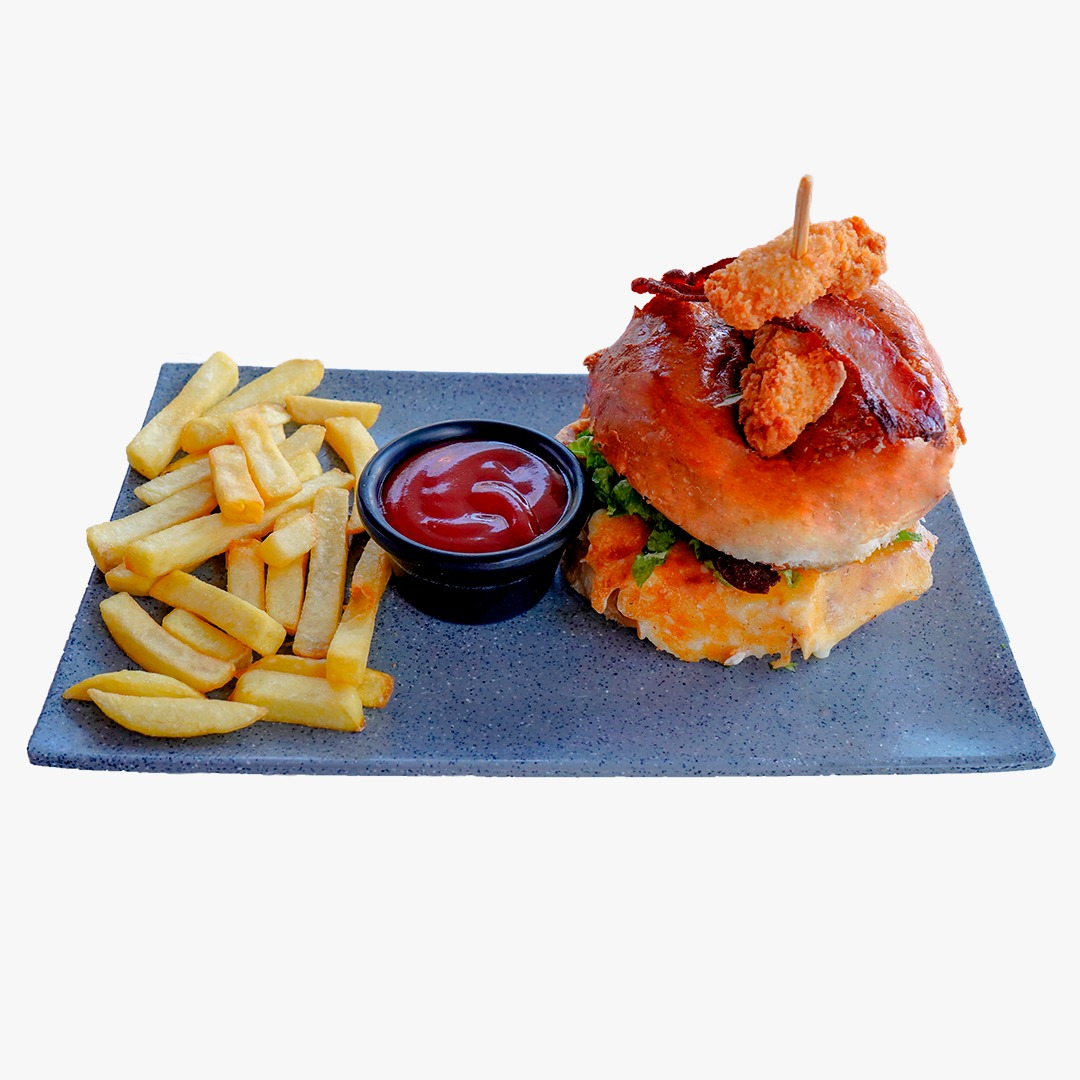 Hamburguesa Mar y Tierra