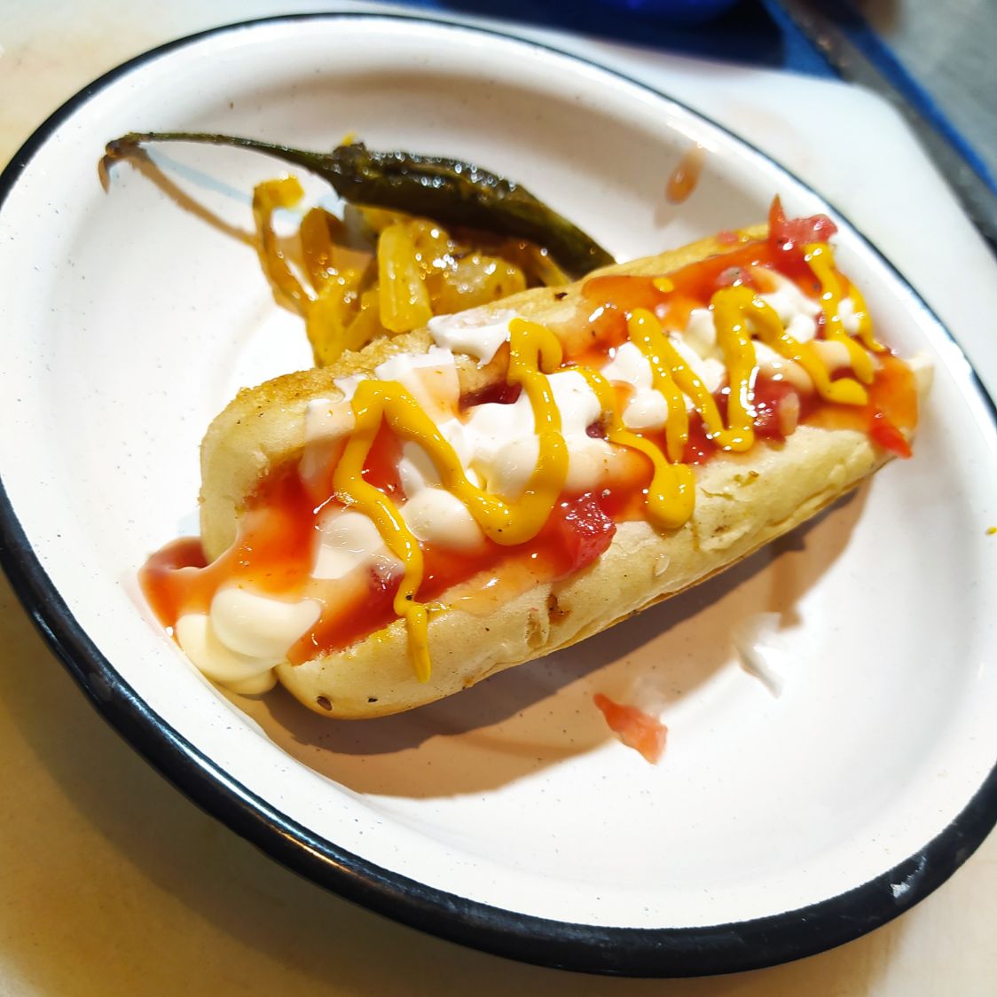 Hot Dog con Tocino