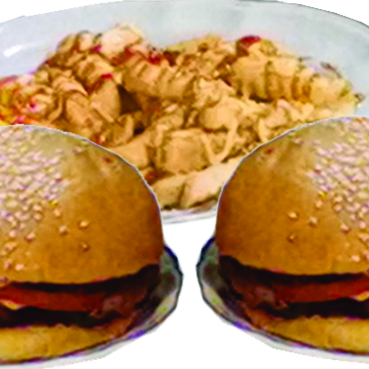 2 Hamburguesas Tradicionales + Papas a la Francesa