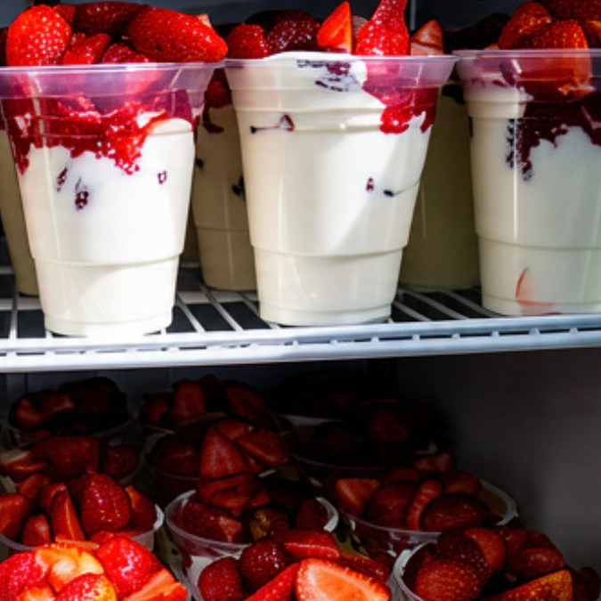 Fresas con Crema Tradicional