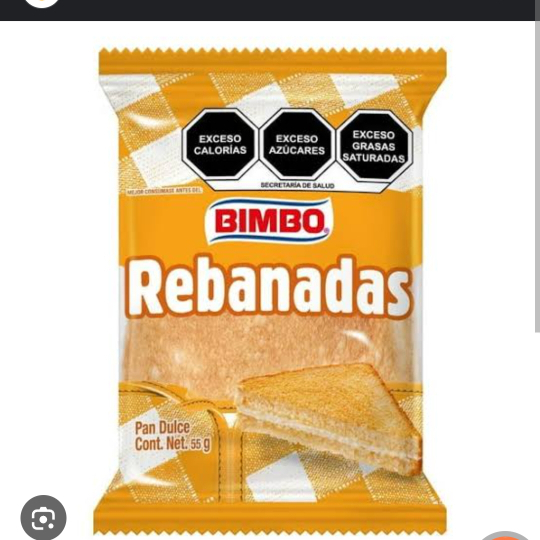 Rebanadas BIMBO 55 G