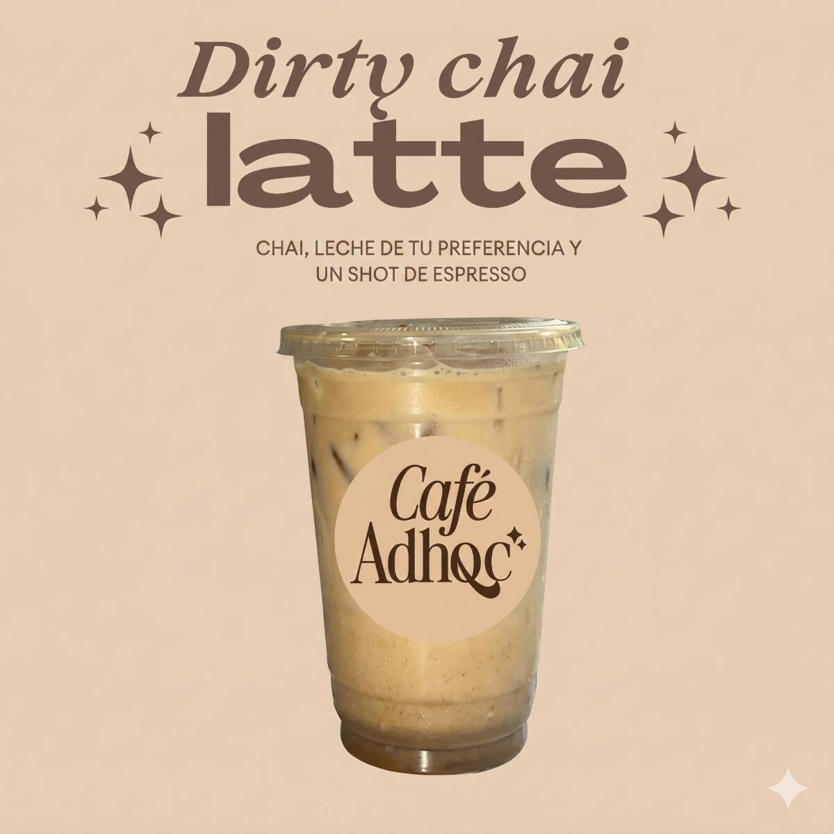 Dirty Iced Chai Latte 20 oz
