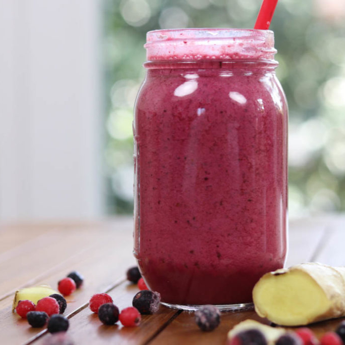 Smothie frutos rojos