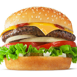 HAMBURGUESA CARNE PREPARADA DE RES Y TOCINO