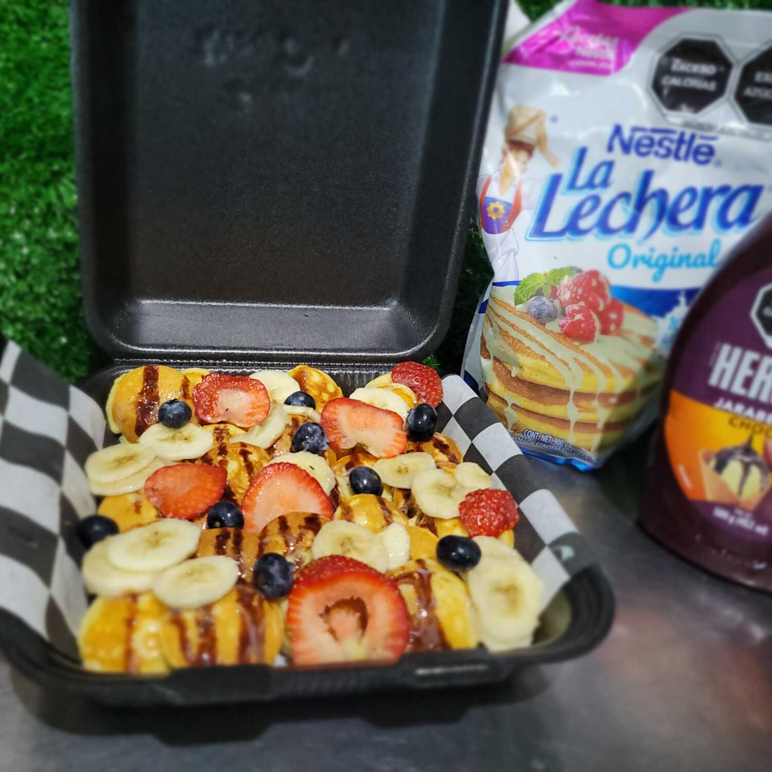 Minihotcakes Con Fruta