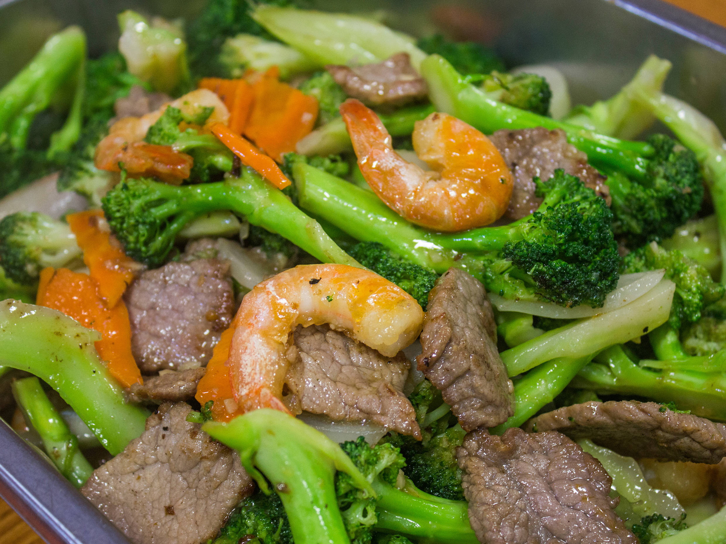 Puro brócoli (sin carne )con arroz