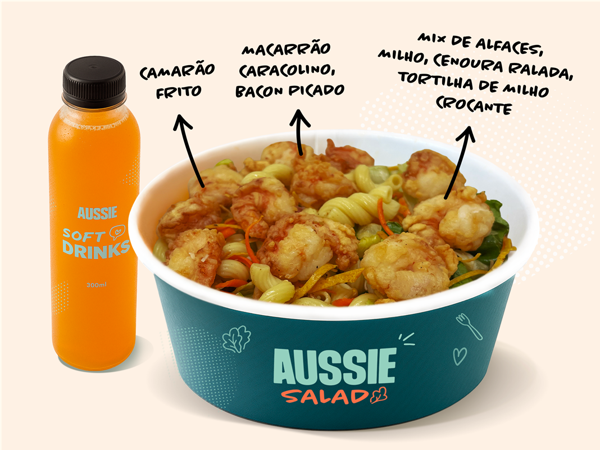 Combo com nossos camarões fritos, acompanhados de salada e bebida à sua escolha.