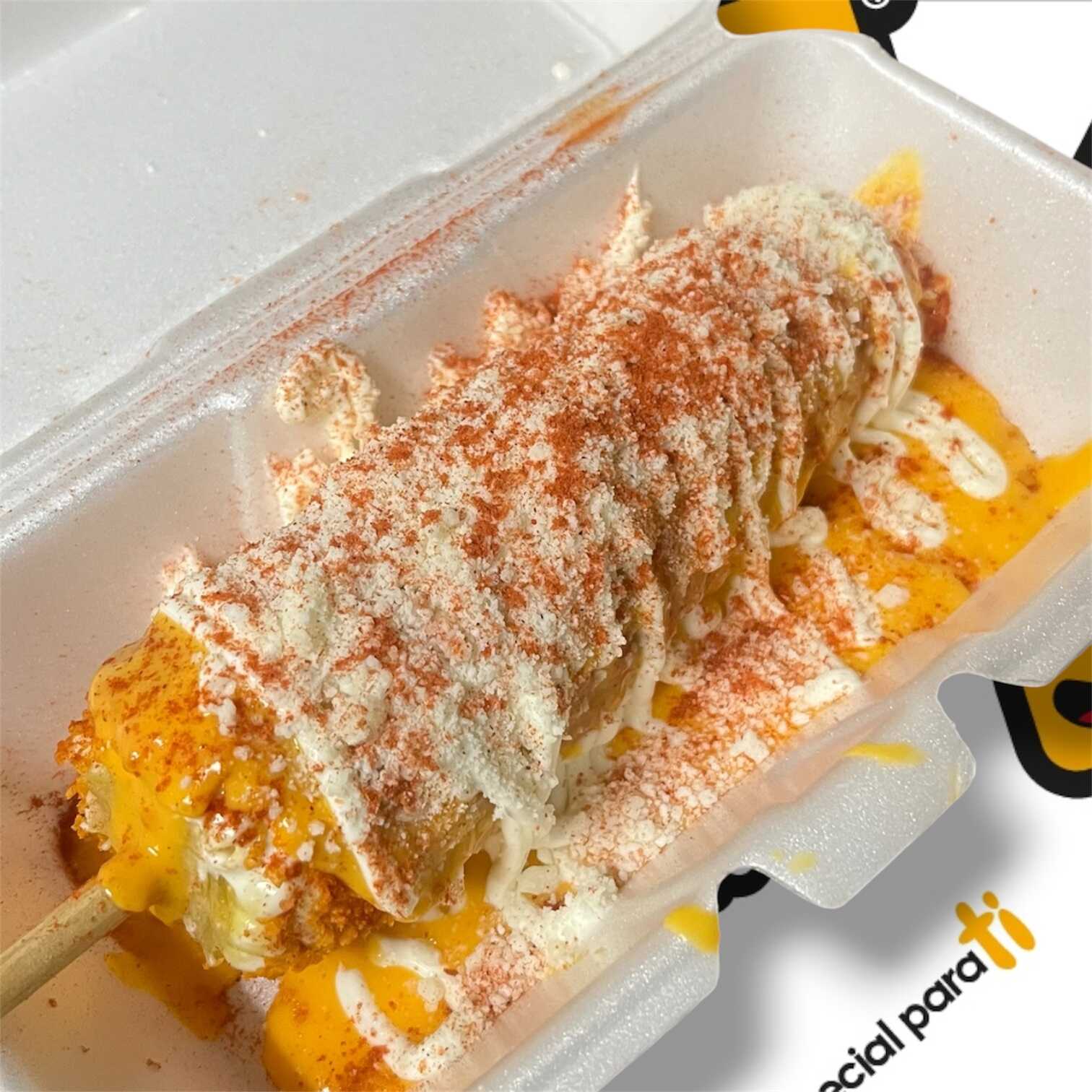 Elote Entero Empanizado Chorreado
