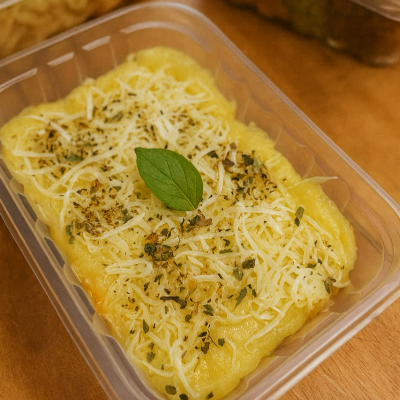 Camadas que remetem à comida de domingo: purê cremoso, patinho bem temperado, queijo para finalizar e sabor de lar. Um clássico caseiro que alimenta corpo e memória. Saudável, nutritivo, sem trigo.