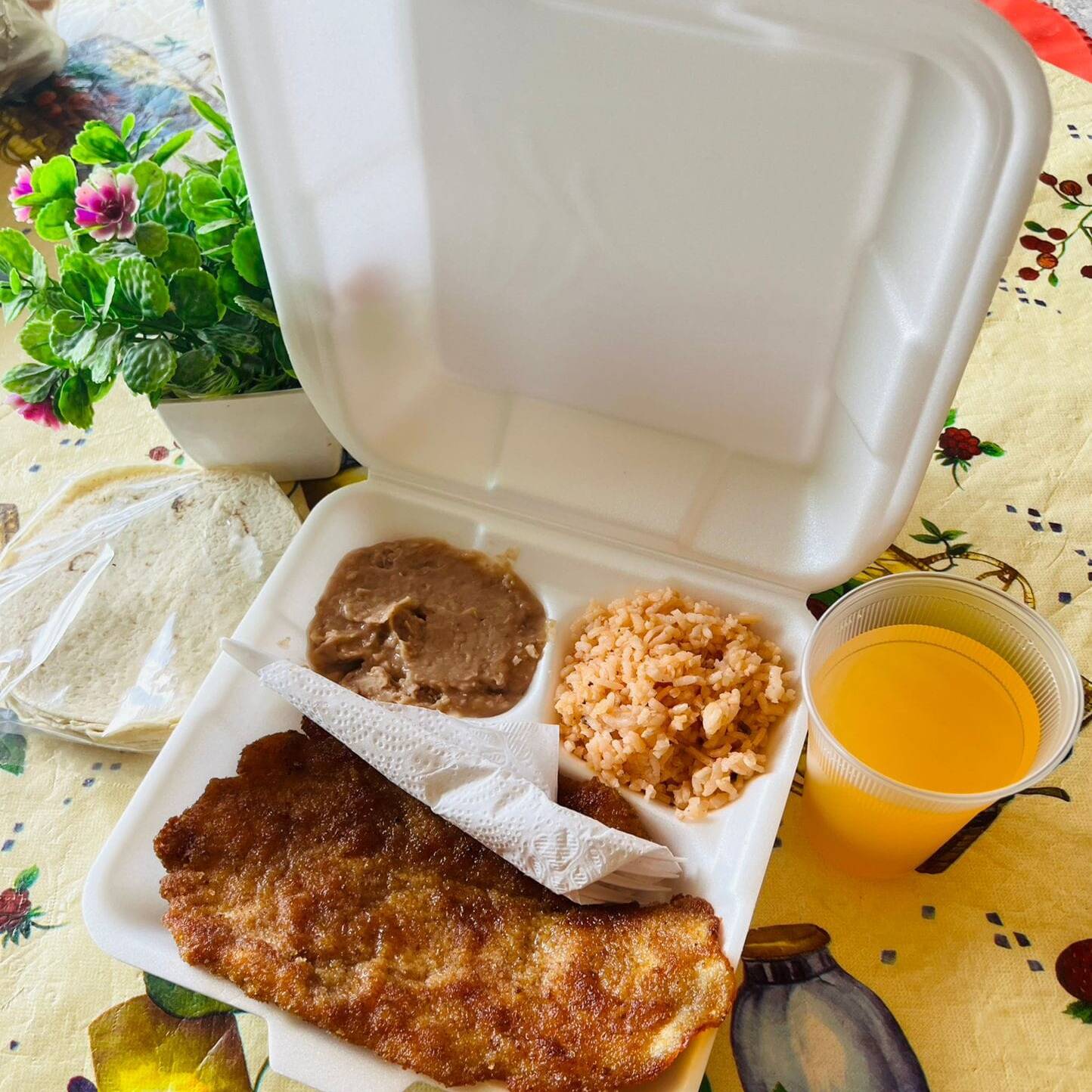 Platillo Milanesa De Pollo