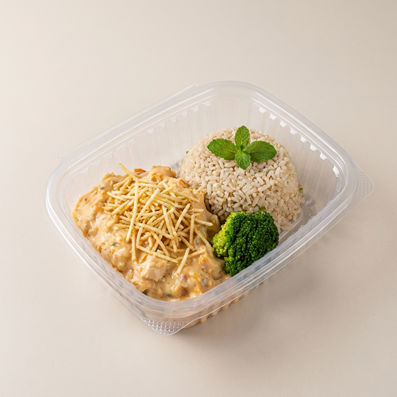 Marmitas- média (200g) - grande (400g). marmita saudável, saborosa, prática e nutritiva! . observações: -marmitas congeladas, aquecimento no microondas, forno ou banho maria.