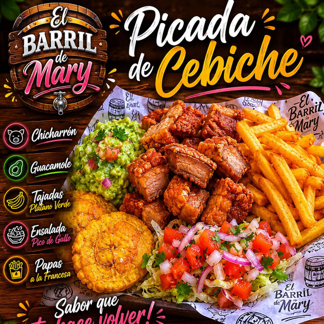 Picada de Ceviche para Dos 🔥