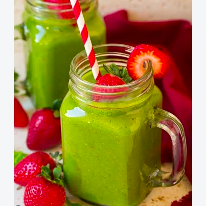 🥬Licuado de fresa con espinacas