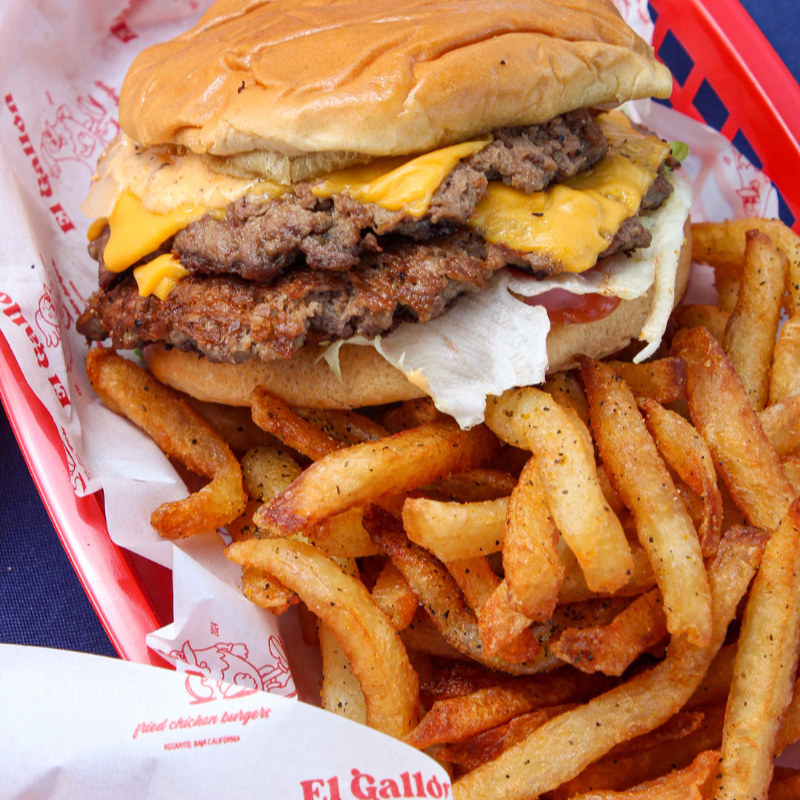 Double Cheese Burger en Combo