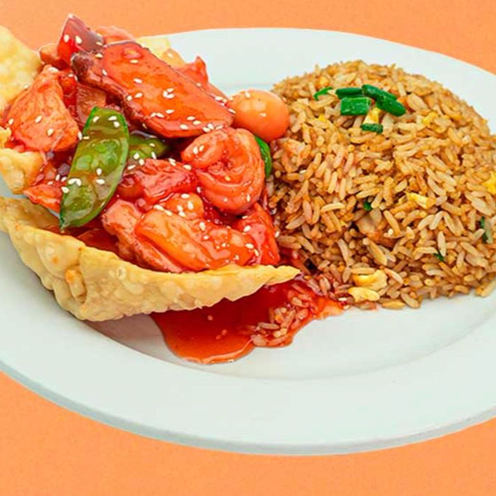 Menú Kam Lu Wantan + Gaseosa