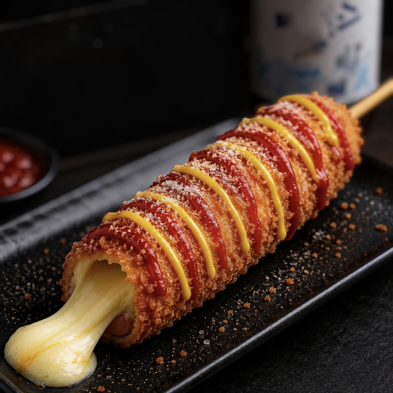 Banderilla Combinada Queso Salchicha Res