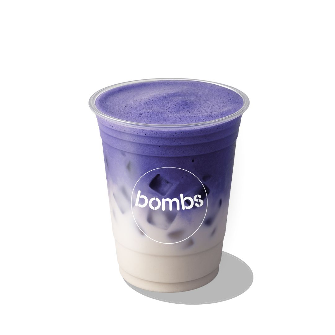 Taro con Ube Iced Latte