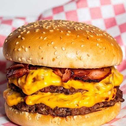 Hamburguesa Clásica Doble Carne