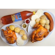 Combos 3 1 Pollo y Medio y 1 Gaseosa 1.5 L
