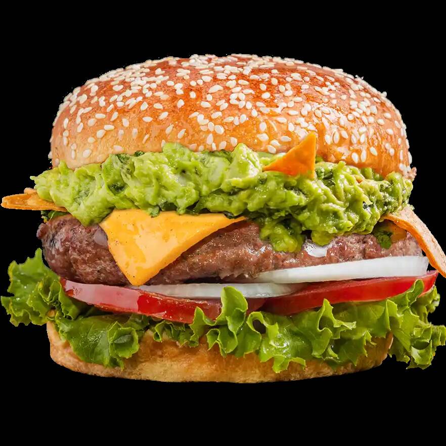 Hamburguesa sencilla con papas