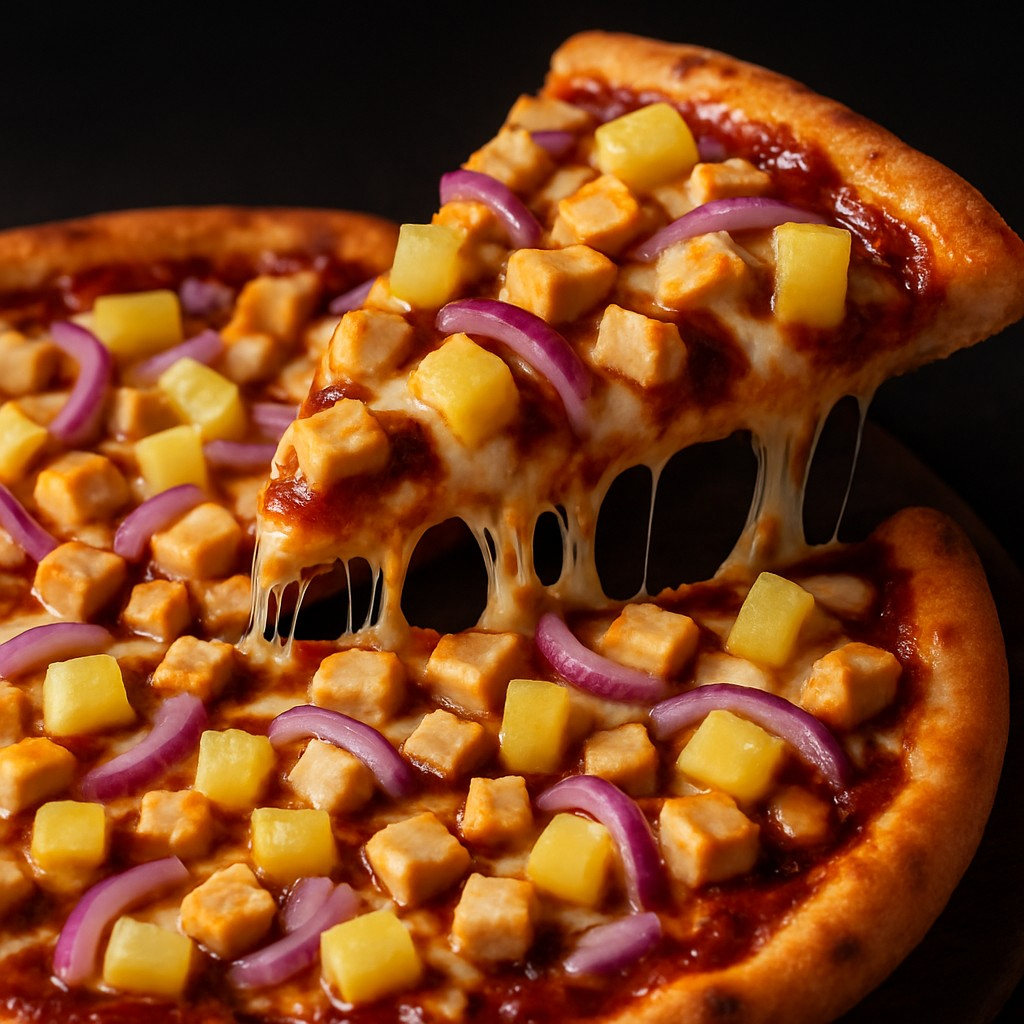 HAWAIIANA BBQ CHICKEN PIZZA MEDIANA