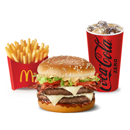 McTrío Mediano Grands BBQ Bacon Doble