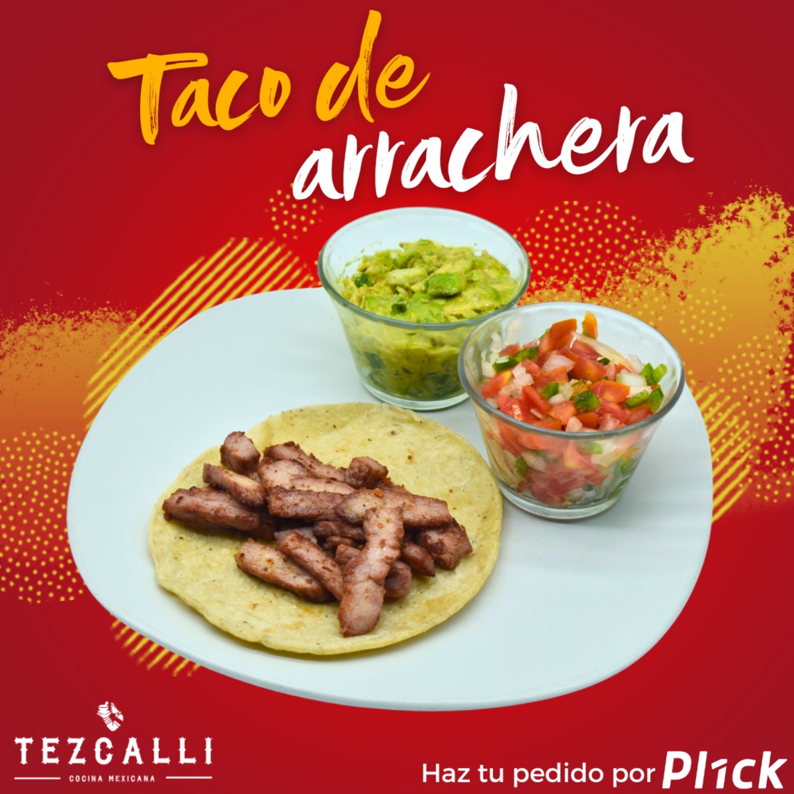 Taco de arrachera