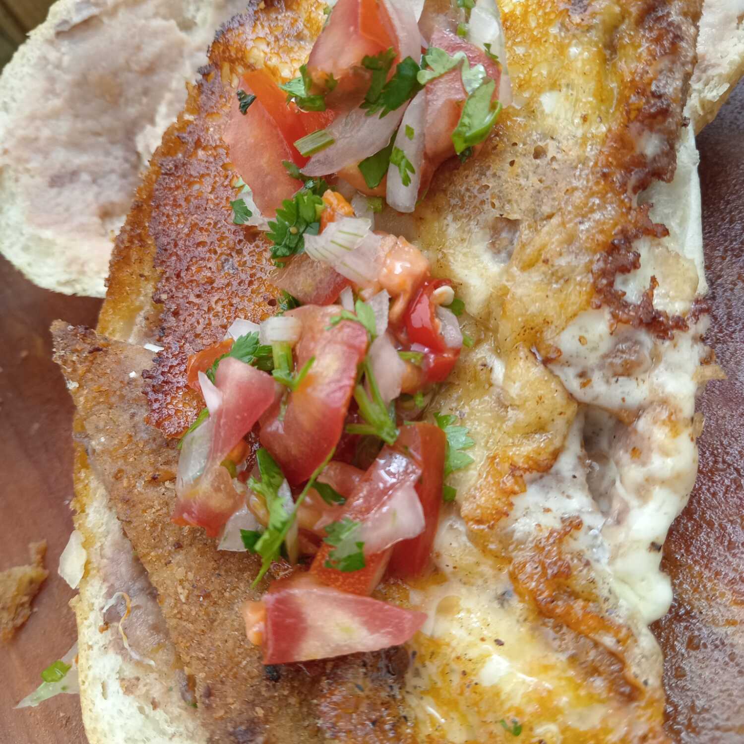 Molletes con Milanesa 4 pzas