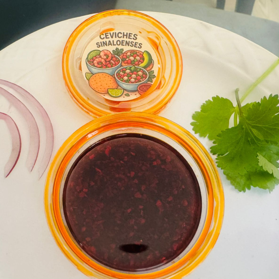 Salsa Macha con El Sabor del Pacifico.