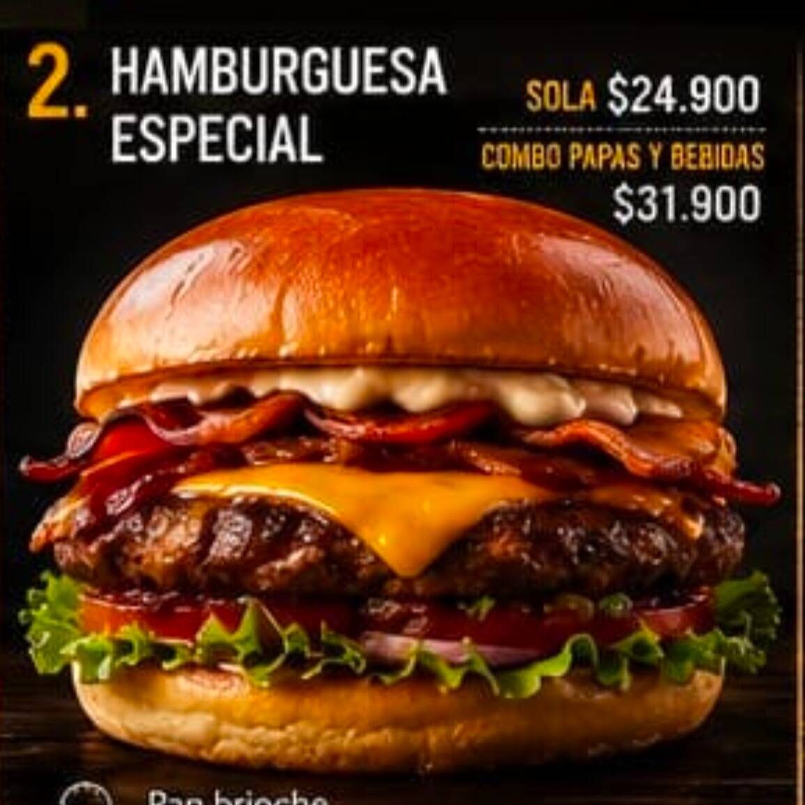Combo Hamburguesa Especial