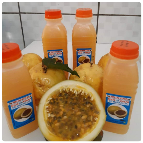 Suco natural de maracujá.