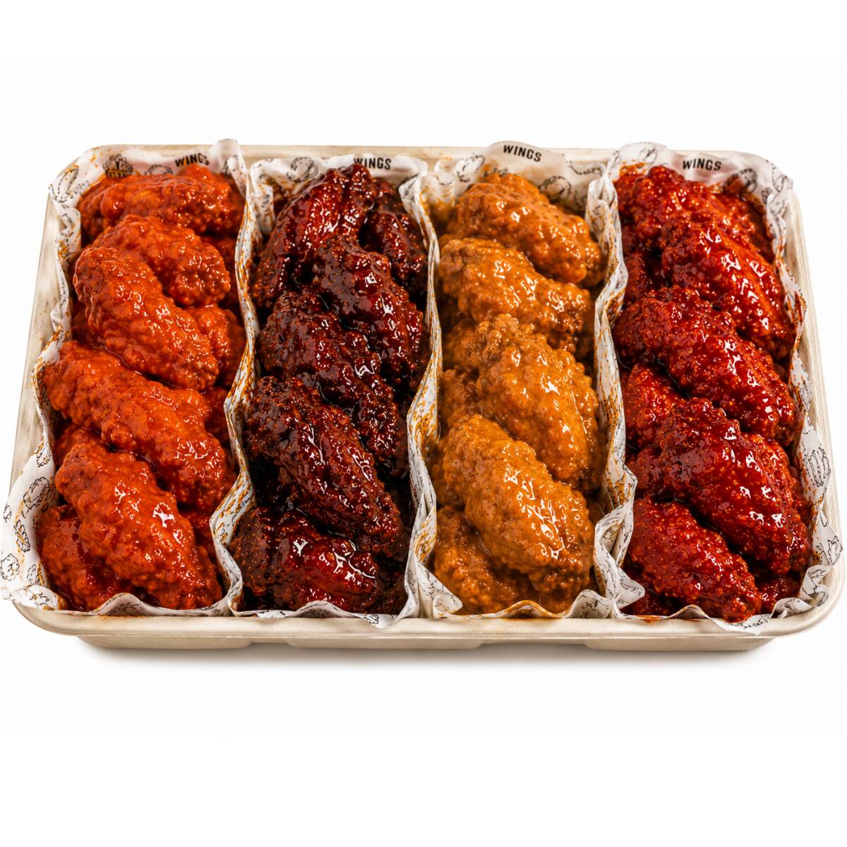 Alitas 1 Kg en 4 Salsas