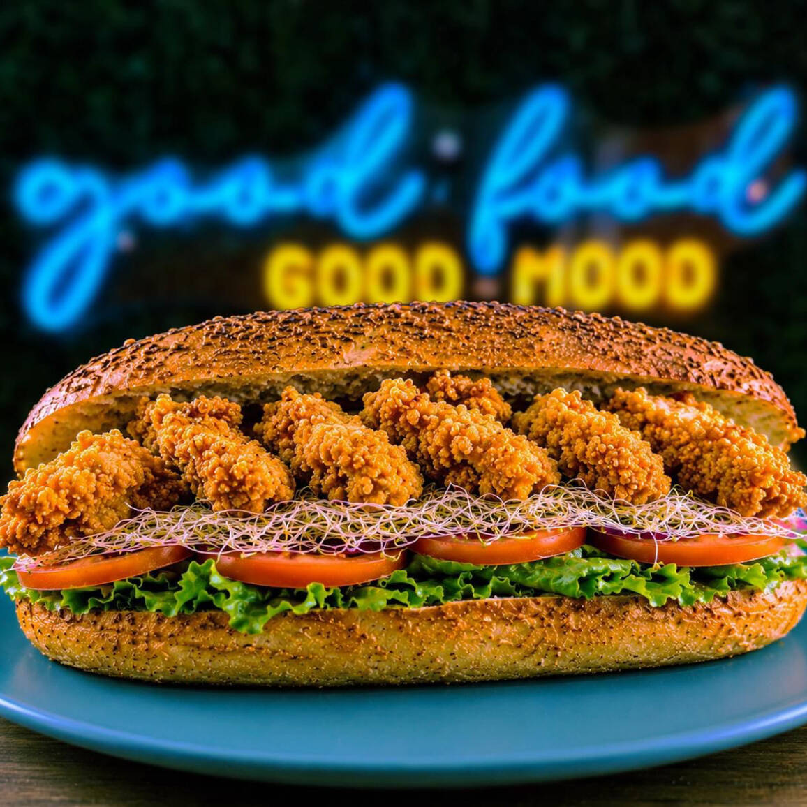 Baguette de pollo crispy