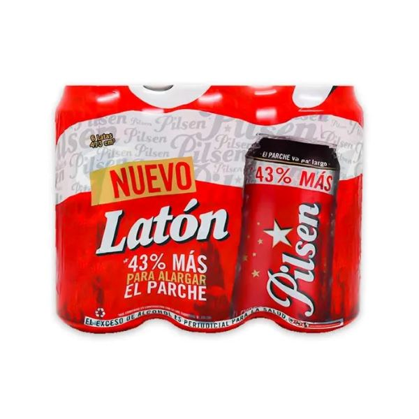 Pilsen Cerveza Laton Six Pack