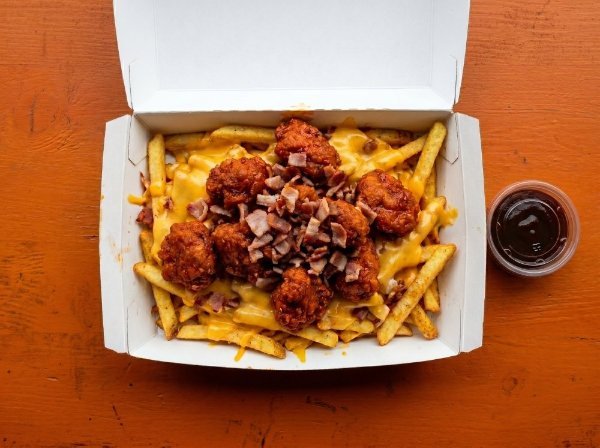 Papas con Boneless Tex Mex