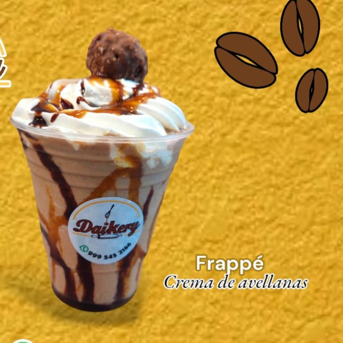Frappé de Crema de Avellanas Chico 12 Oz