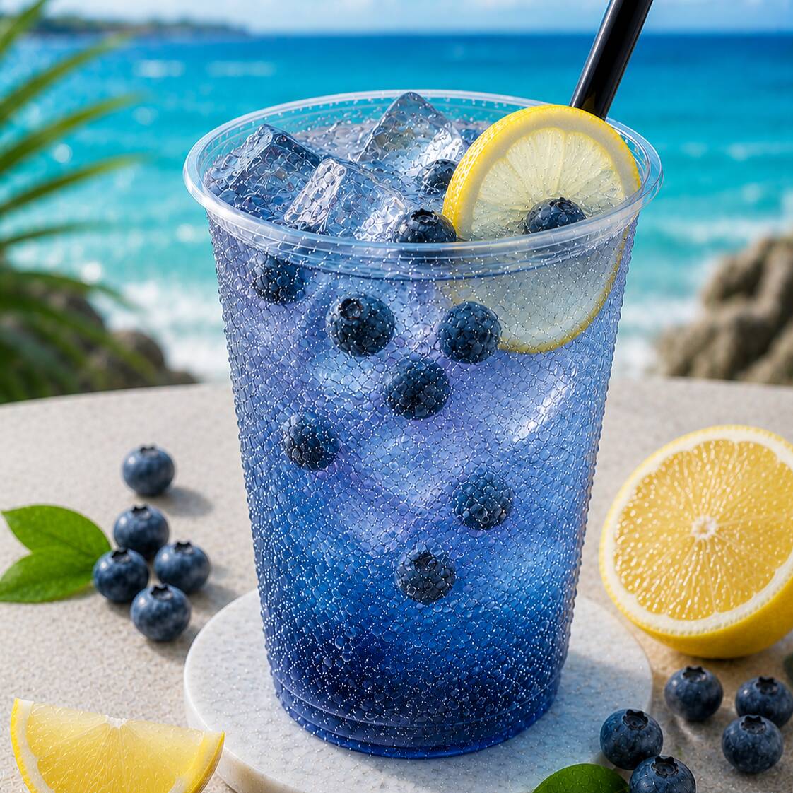 Limonada de Mora Azul