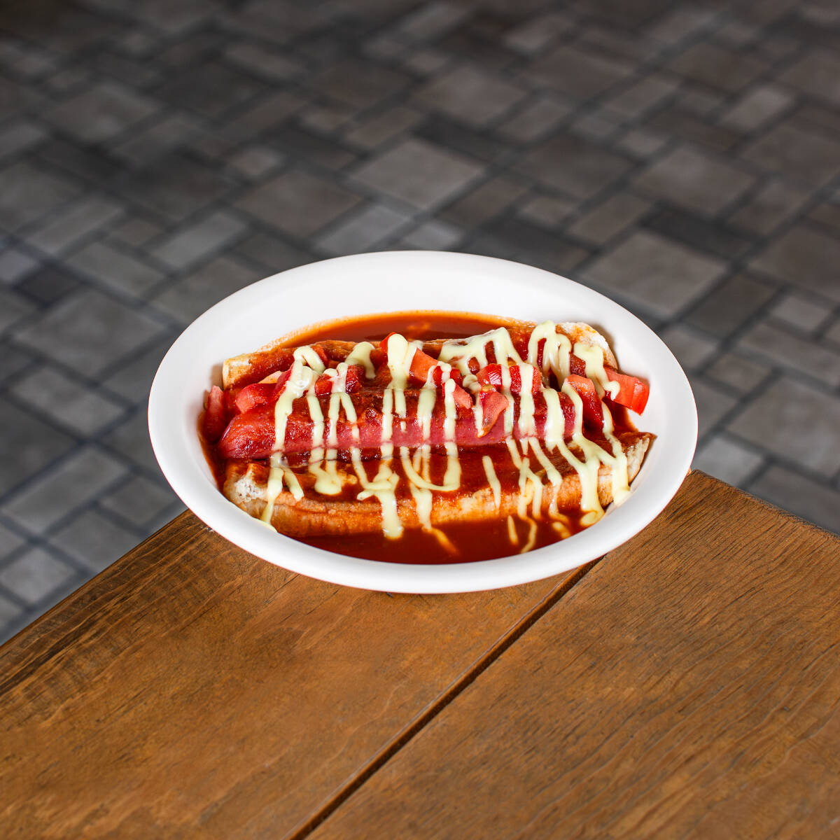 Hot Dog Bañado Tapatío