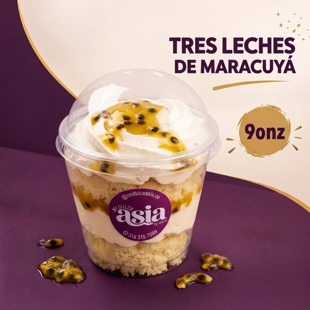 Tres Leches de Maracuyá - 9onz