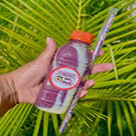 A Bebida Sensaçao do momento. Açai Batido com Banana, amendoin e Granola acompanha creme de ninho