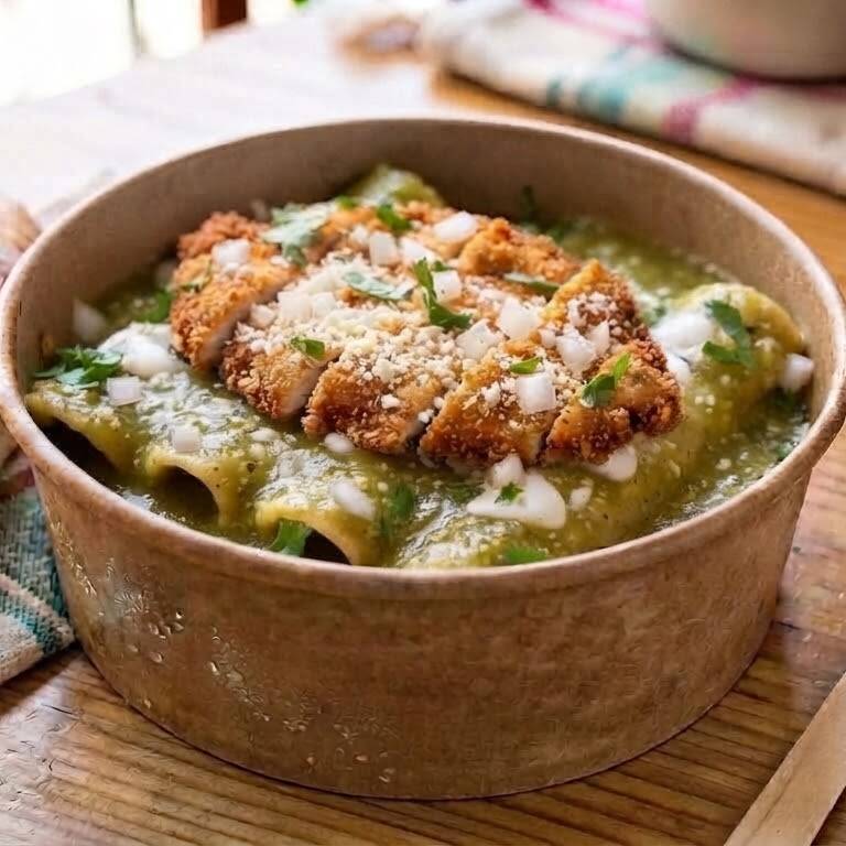 Orden de Enchiladas Pechuga Empanizada
