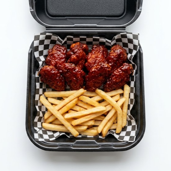 Boneless con Papas Medianos