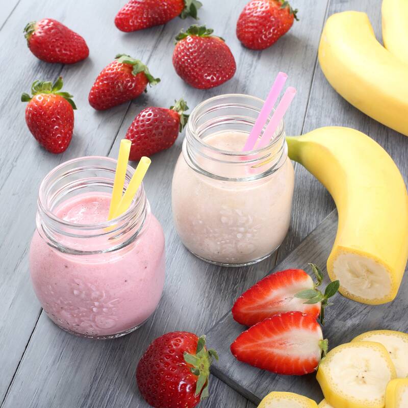 Licuado 16oz (Fresa o Plátano)