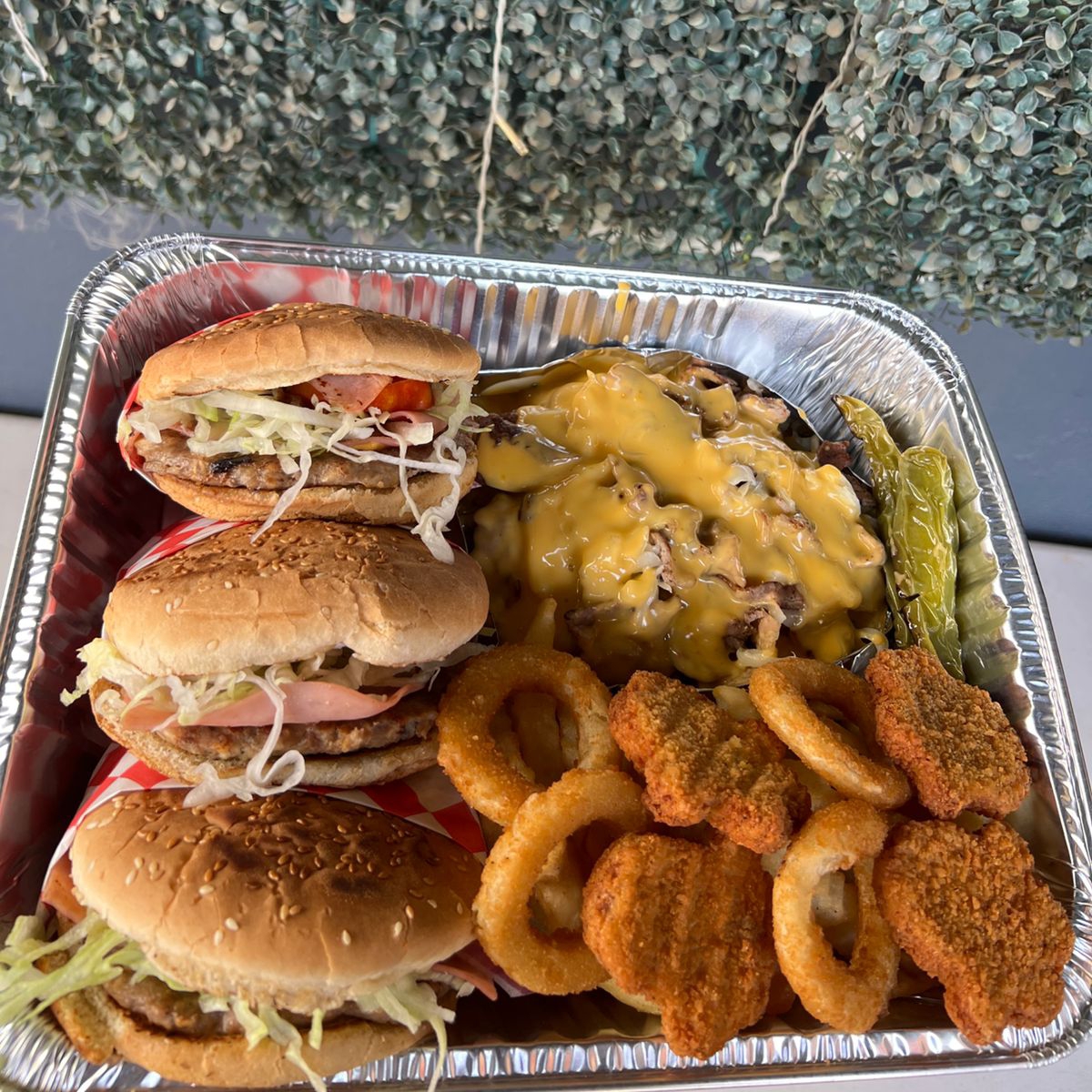 Charola Trio burguer