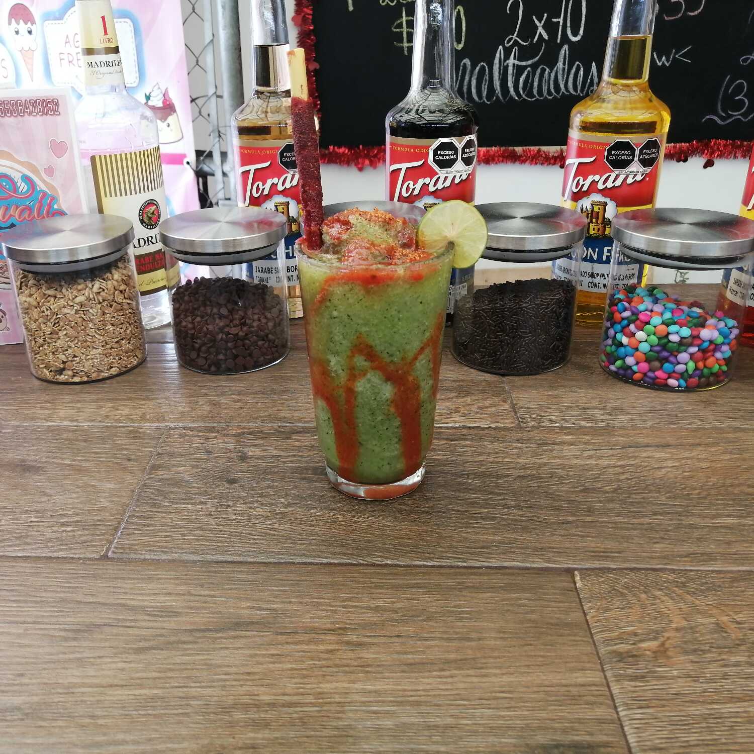 Limón & Chamoy Frappé. Happiness Line.