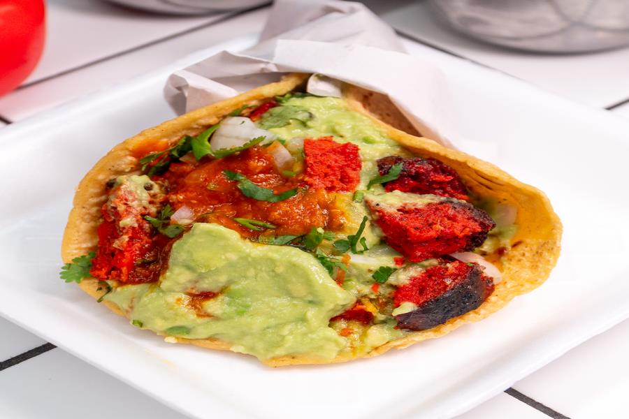 Taco de Chorizo de Harina