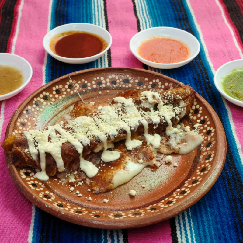Platano Dorado con Queso
